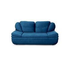 Прямой диван-кровать "София" (вариант 3) еврокнижка синий